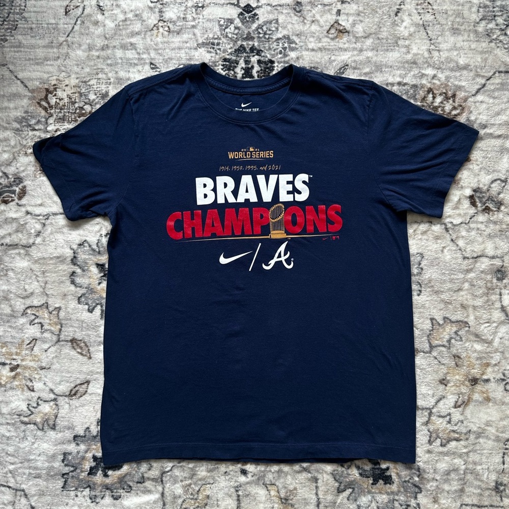Nike Atlanta Braves 2021 World Series Champions Tee